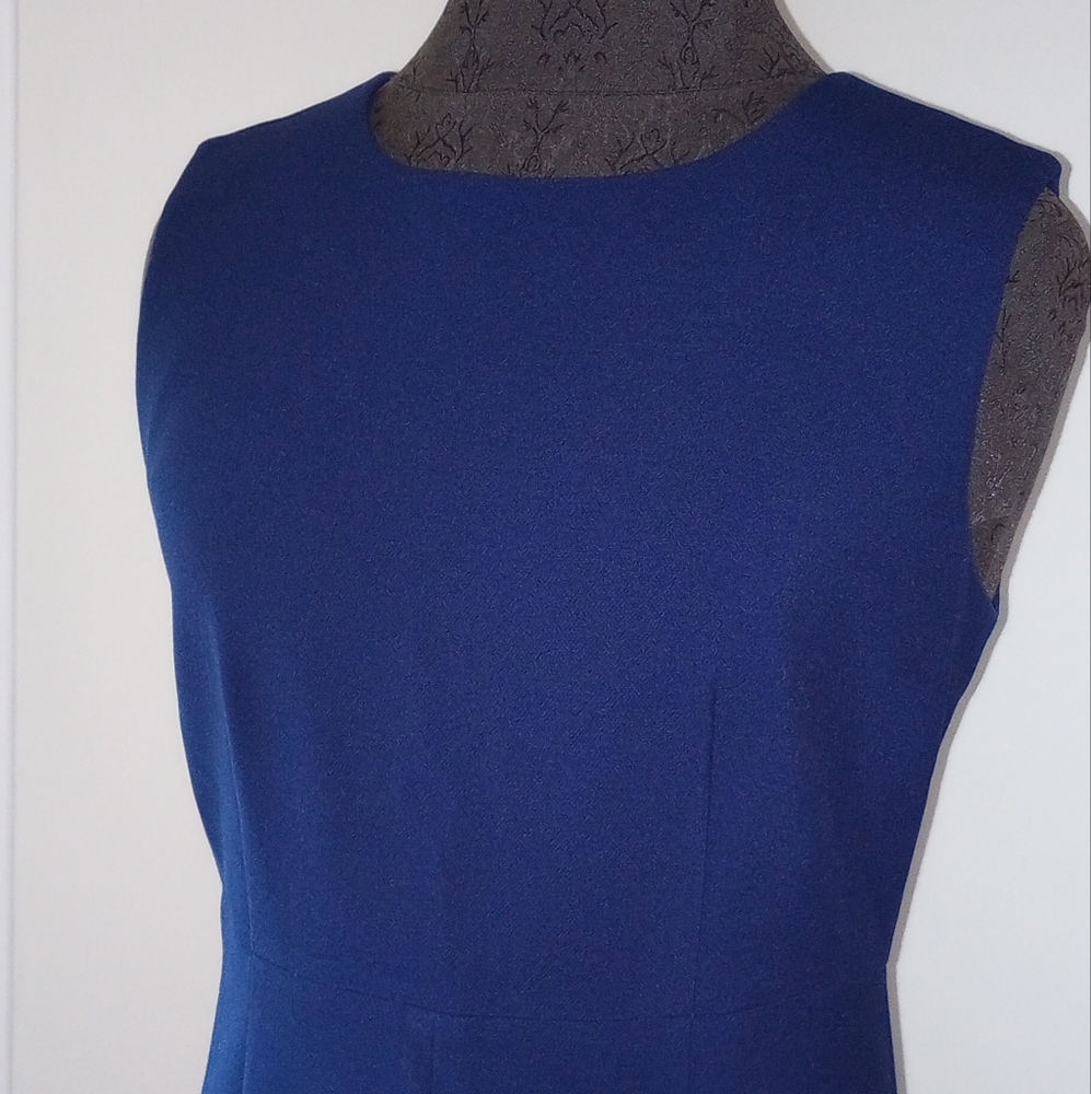 DVF Blue Carrie Dress W4 - Picture 2 of 4